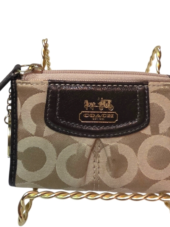 Coach Accessories - Coach Carriage Collection Cardholder Signature C Coin Purse Khaki Brown